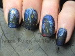 Jack the Ripper nail art