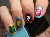 Che Guevara pop art nails