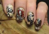 Abigail Larson inspired nail art