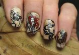 Abigail Larson inspired nail art